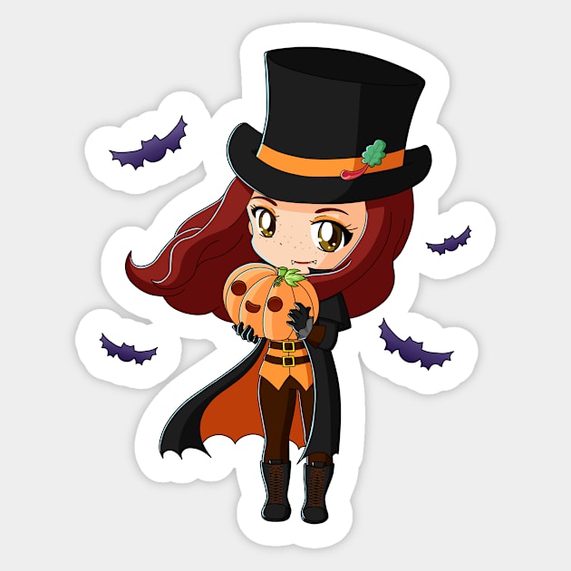 Vampire Rhubarb Sticker by AuroraPeachy